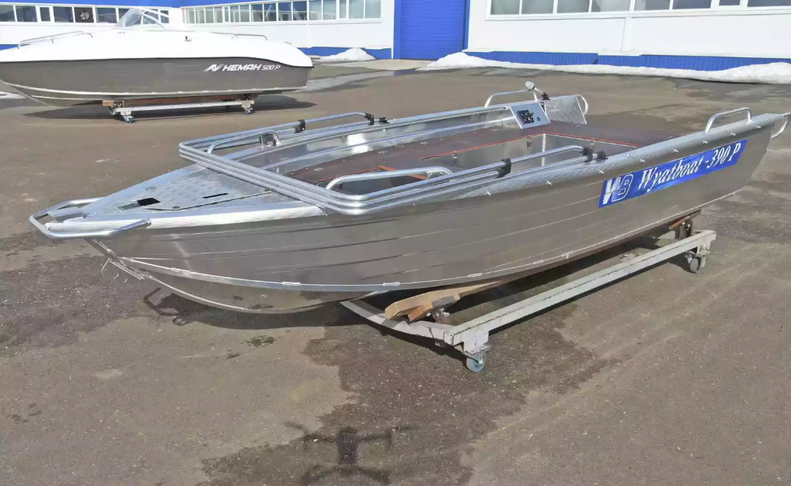 Алюминиевая лодка Wyatboat-390РМ в Находке