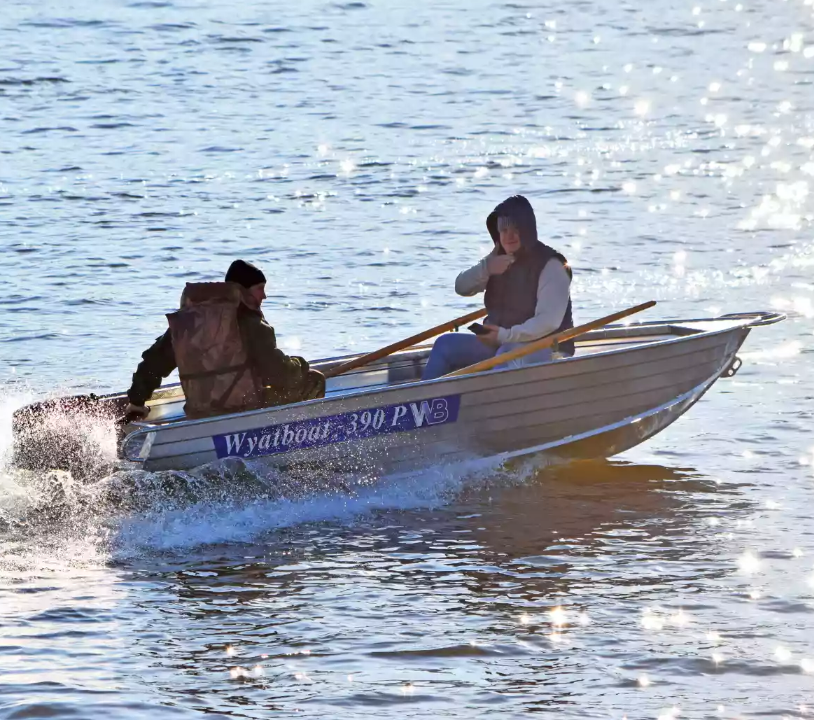 Алюминиевая лодка Wyatboat-390 P в Находке