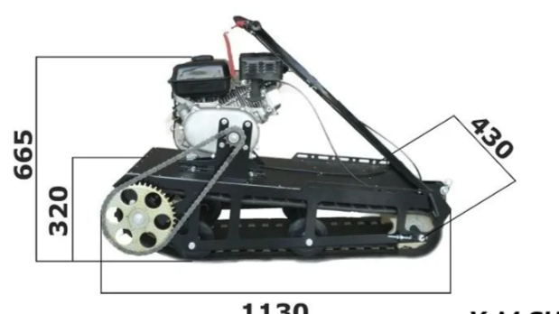 Мотобуксировщик XTREME-MOTORS "Конек-Горбунок" 6.5 л.с. в Находке