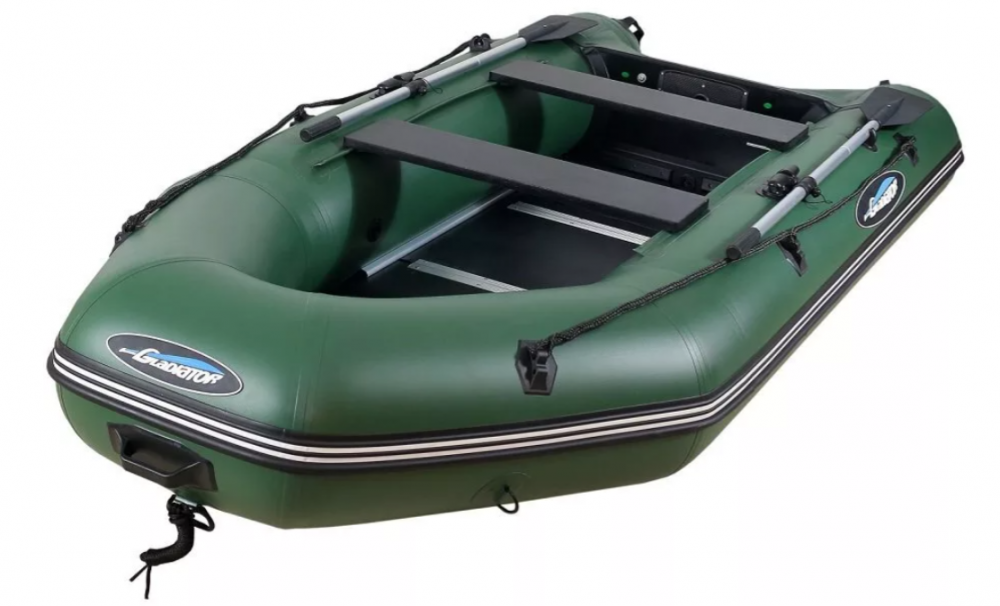 МОТОРНО-ГРЕБНАЯ ЛОДКА ПВХ GLADIATOR А 340 ТК С ФАНЕРНЫМ ПОЛОМ в Находке