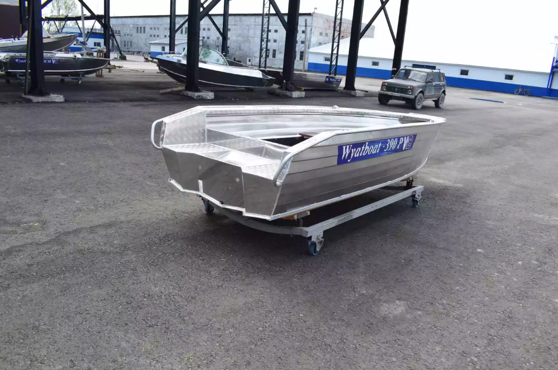 Алюминиевая лодка Wyatboat-390Р Увеличенный борт в Находке