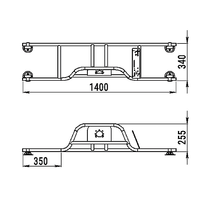 Стойка рулевая с бортовым креплением малая в Находке