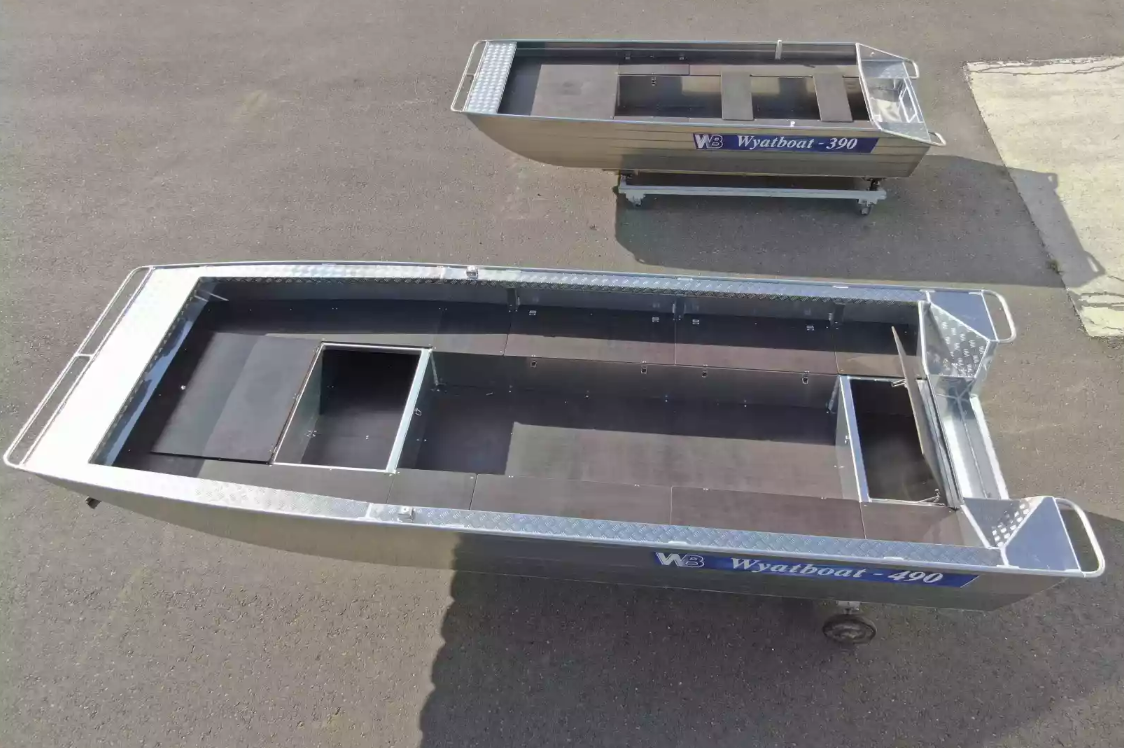 Алюминиевая лодка Wyatboat-490 Jonboat в Находке