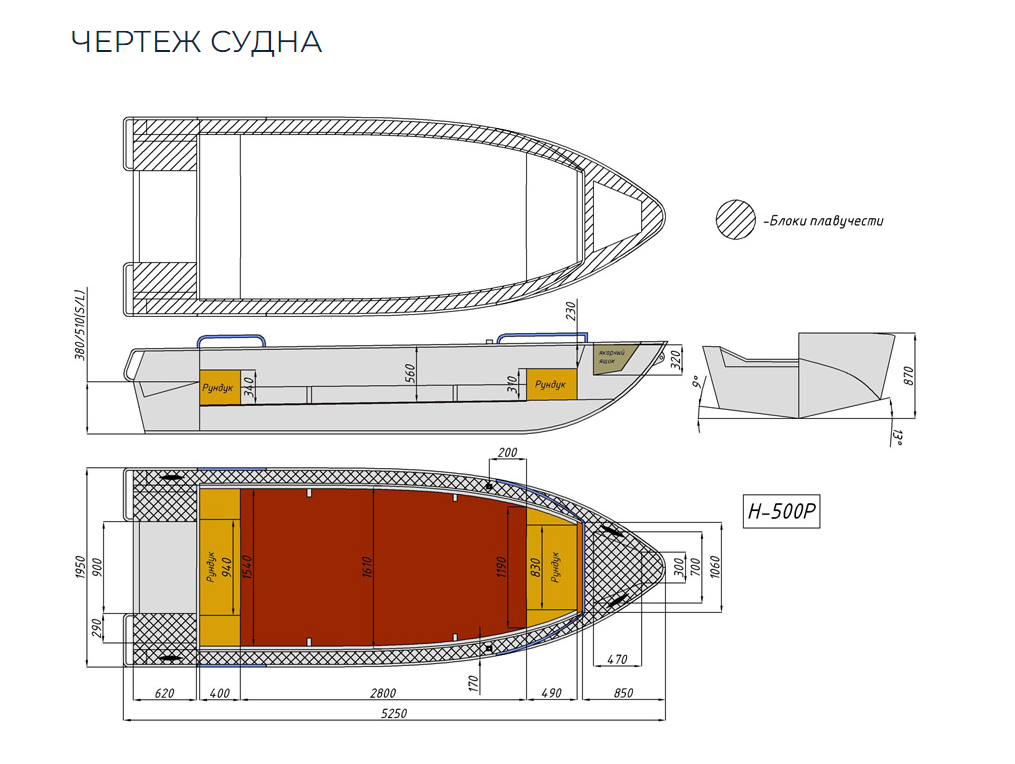 Алюминиевая лодка Неман-500 P в Находке