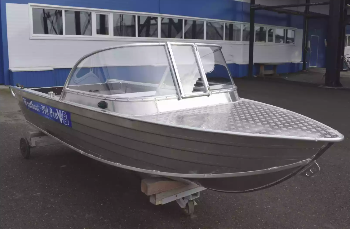 Алюминиевая лодка Wyatboat-390 Pro в Находке
