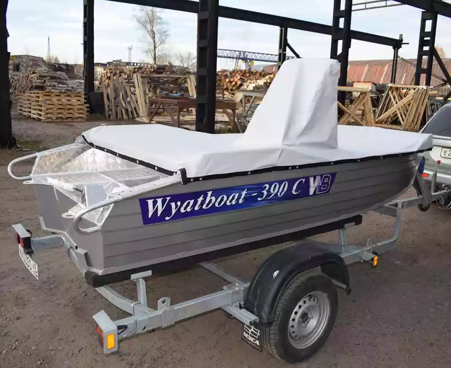 Алюминиевая лодка Wyatboat-390 C в Находке