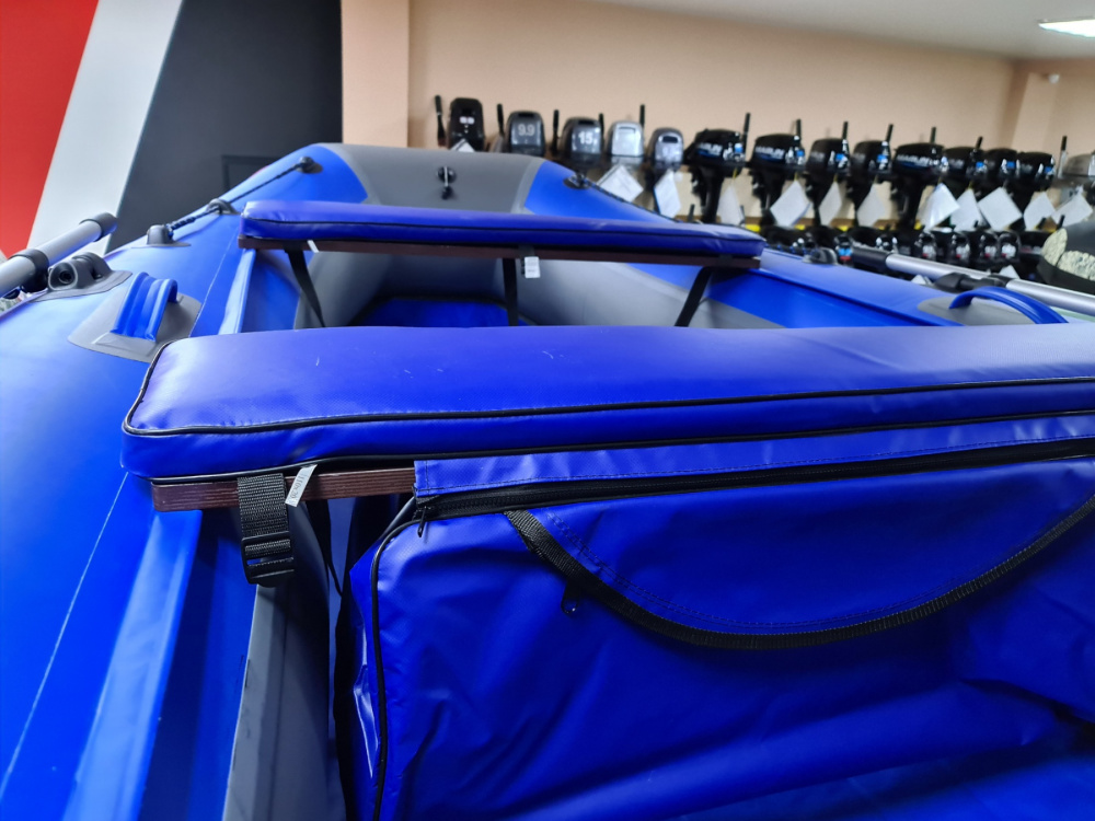 КОМПЛЕКТ МЯГКИХ НАКЛАДОК С СУМКОЙ ДЛЯ ЛОДОК 90Х20 СИНИЙ в Находке