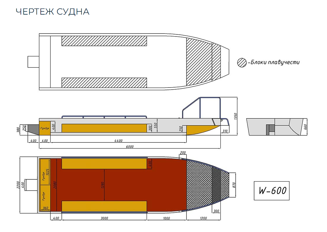 Алюминиевая лодка Wyatboat-600 в Находке