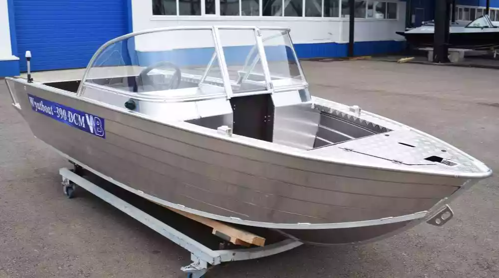 Алюминиевая лодка Wyatboat-390 DCM Увеличенный борт в Находке