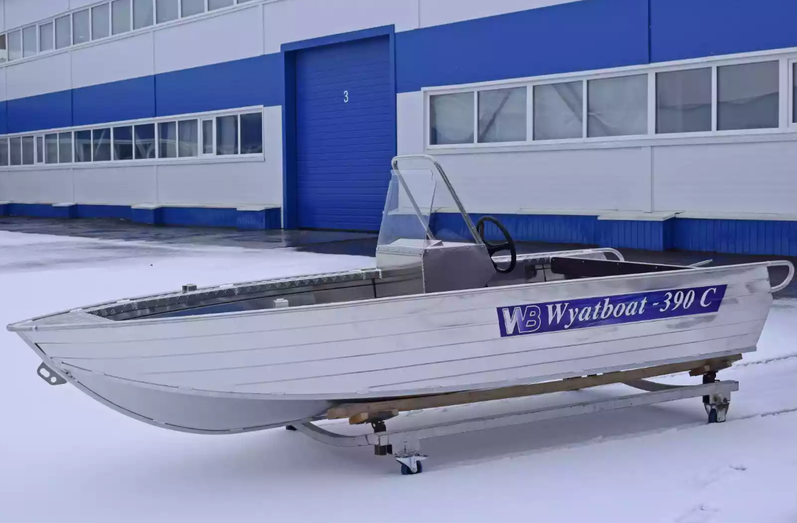 Алюминиевая лодка Wyatboat-390 C в Находке