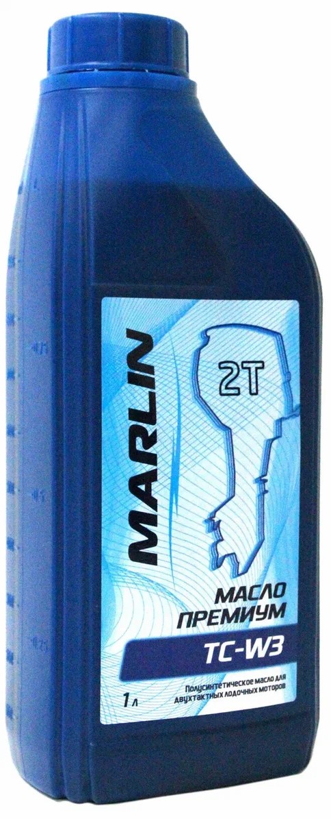 МАСЛО ПОЛУСИНТЕТИЧЕСКОЕ MARLIN ПРЕМИУМ 2Т, TC-W3, 1 ЛИТР в Находке