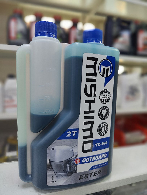 Масло MISHIMO 2T OUTBOARD (ESTER) полусинтетика 1 л в Находке