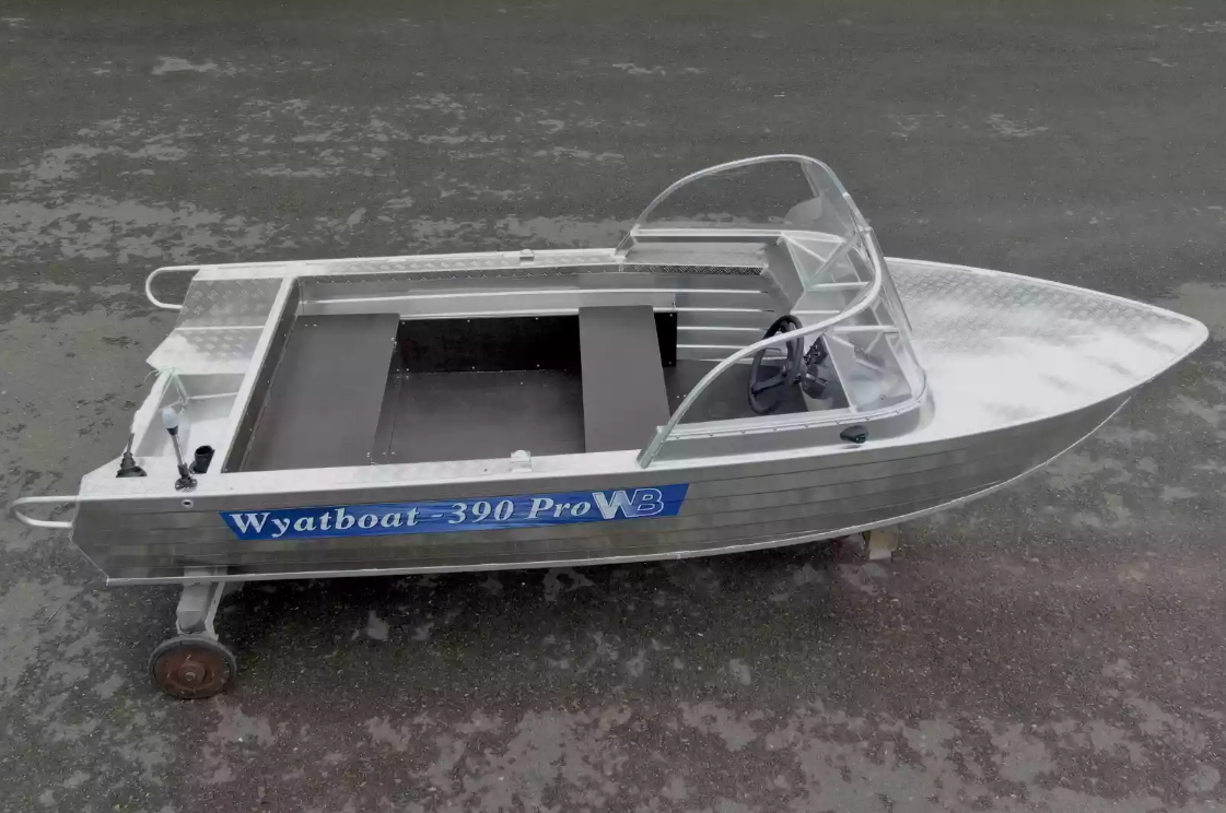 Алюминиевая лодка Wyatboat-390 Pro в Находке