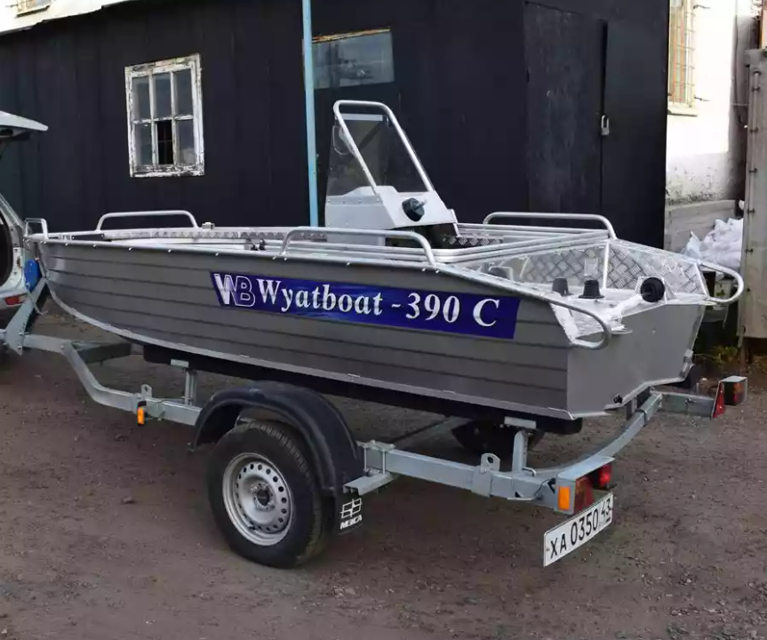 Алюминиевая лодка Wyatboat-390 C в Находке