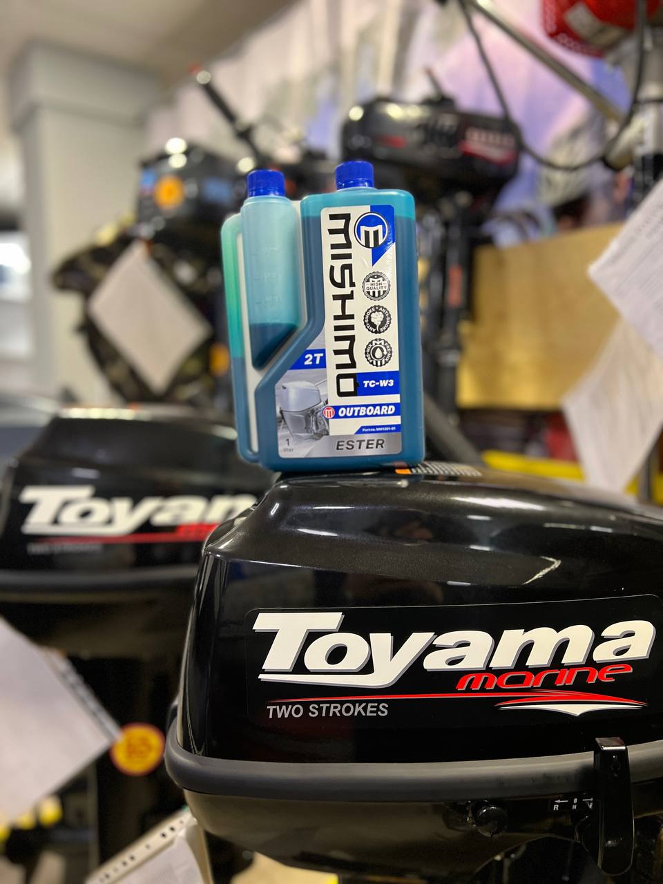 Масло MISHIMO 2T OUTBOARD (ESTER) полусинтетика 1 л в Находке