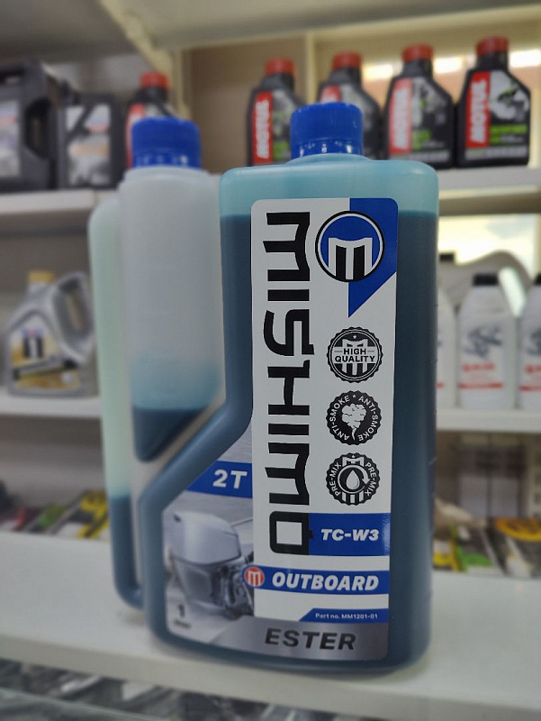 Масло MISHIMO 2T OUTBOARD (ESTER) полусинтетика 1 л в Находке