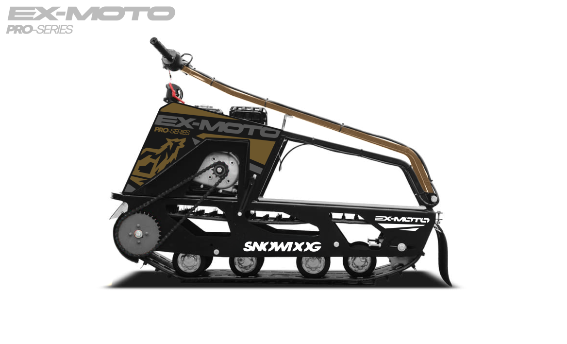 Мотобуксировщик EX-MOTO SNOWDOG S380 8л.с. в Находке