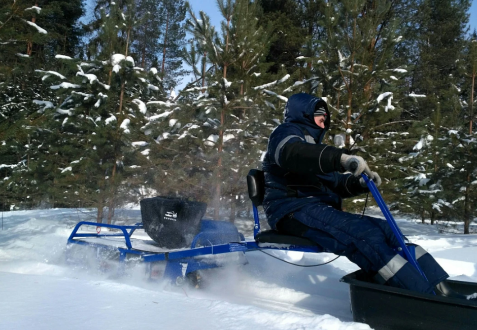 Мотобуксировщик толкач Альбатрос-XL8 с модулем. Без фары, тележки в Находке