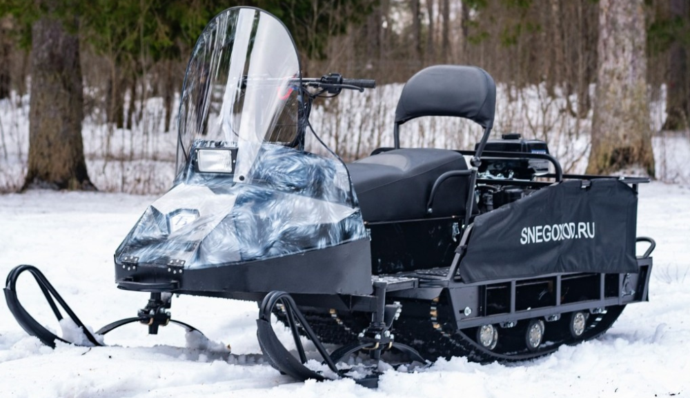 Миниснегоход Бурлак Егерь Экспедитор 18.5 л.с. , реверс, тормоз, капот белый в Находке