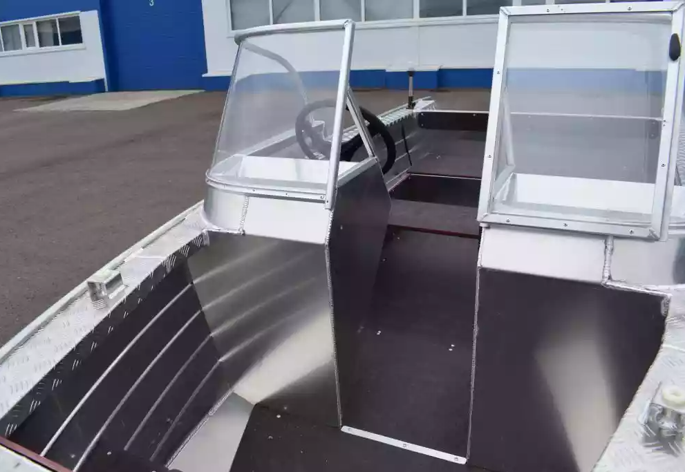 Алюминиевая лодка Wyatboat-390 DCM Увеличенный борт в Находке