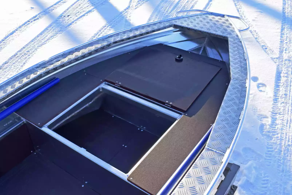 Алюминиевая лодка Wyatboat-370 Р FISH в Находке