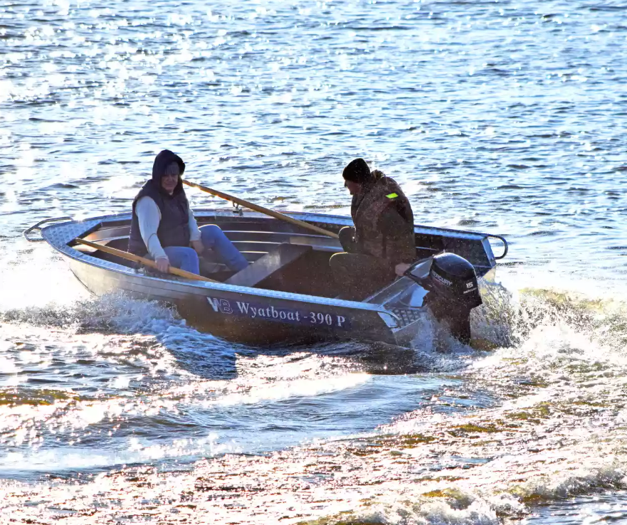 Алюминиевая лодка Wyatboat-390 P в Находке