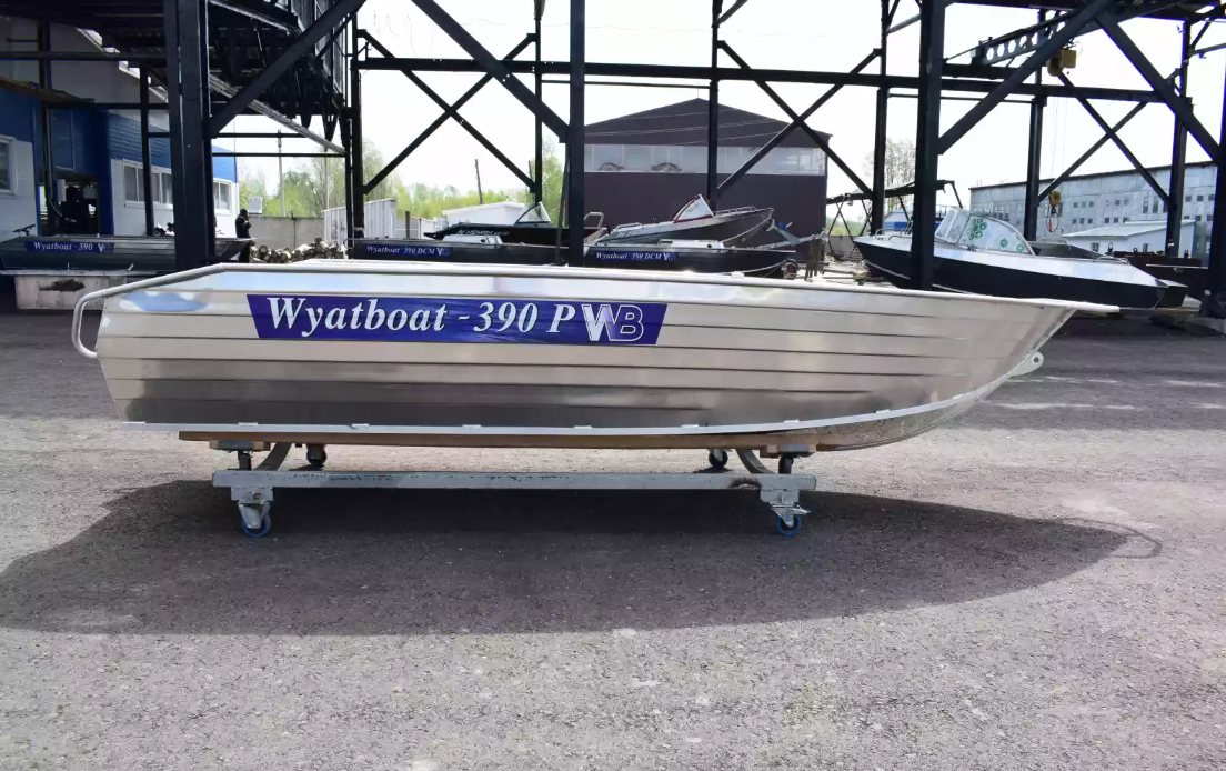 Алюминиевая лодка Wyatboat-390Р Увеличенный борт в Находке