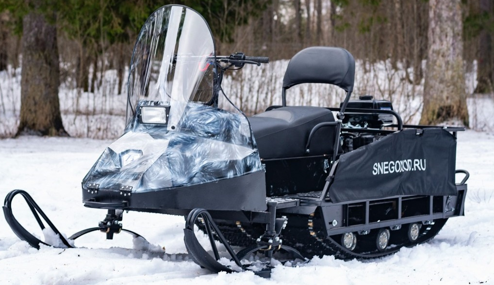 Миниснегоход Бурлак Егерь Экспедитор 18.5 л.с. , реверс, тормоз, капот белый в Находке