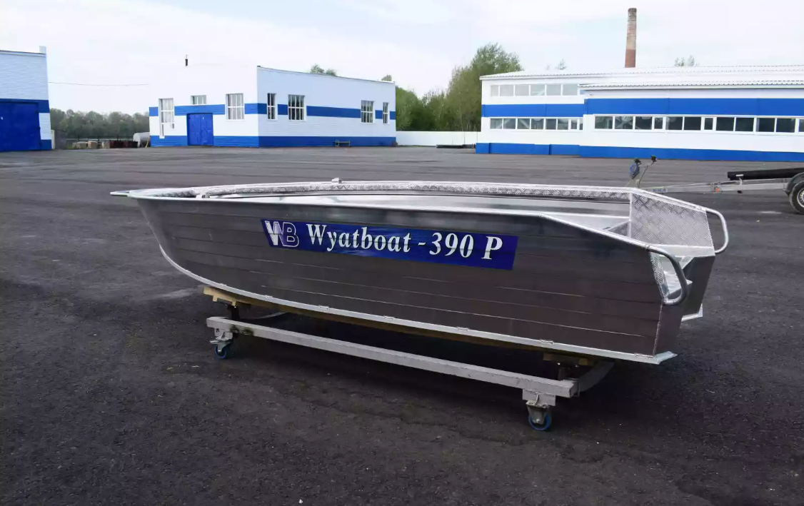 Алюминиевая лодка Wyatboat-390Р Увеличенный борт в Находке