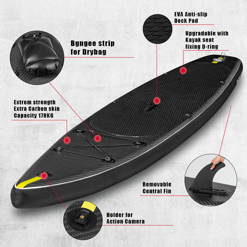 SUP (САП) ДОСКА MISHIMO CARBON DARKSIDE 10.6’ (325СМ) в Находке