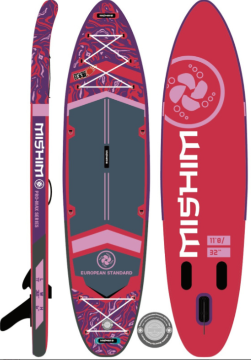 SUP (САП) Доска MISHIMO PRO-MAX Viva Magenta 10.6’ (320см) в Находке