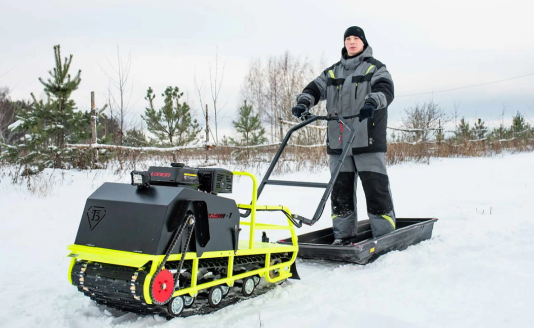 Мотобуксировщик Бурлак ХОЗЯИН-1 (капот металл) в Находке