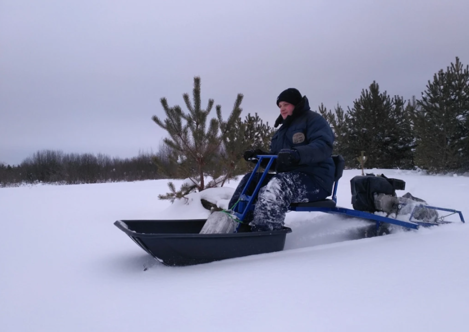 Мотобуксировщик толкач Альбатрос-XL8 с модулем. Без фары, тележки в Находке