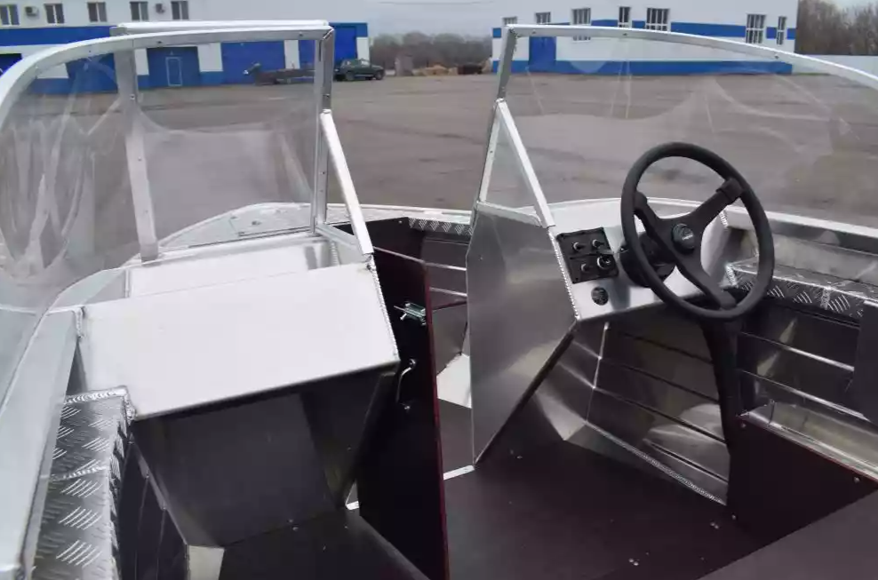 Алюминиевая лодка Wyatboat-390 DCM Увеличенный борт в Находке