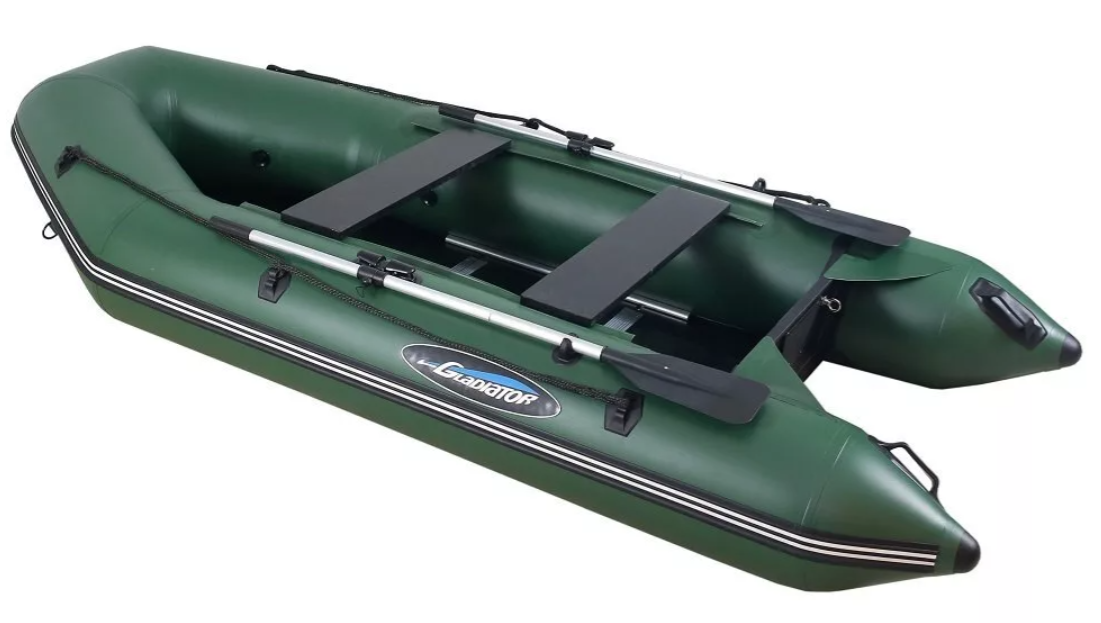 МОТОРНО-ГРЕБНАЯ ЛОДКА ПВХ GLADIATOR А 340 ТК С ФАНЕРНЫМ ПОЛОМ в Находке