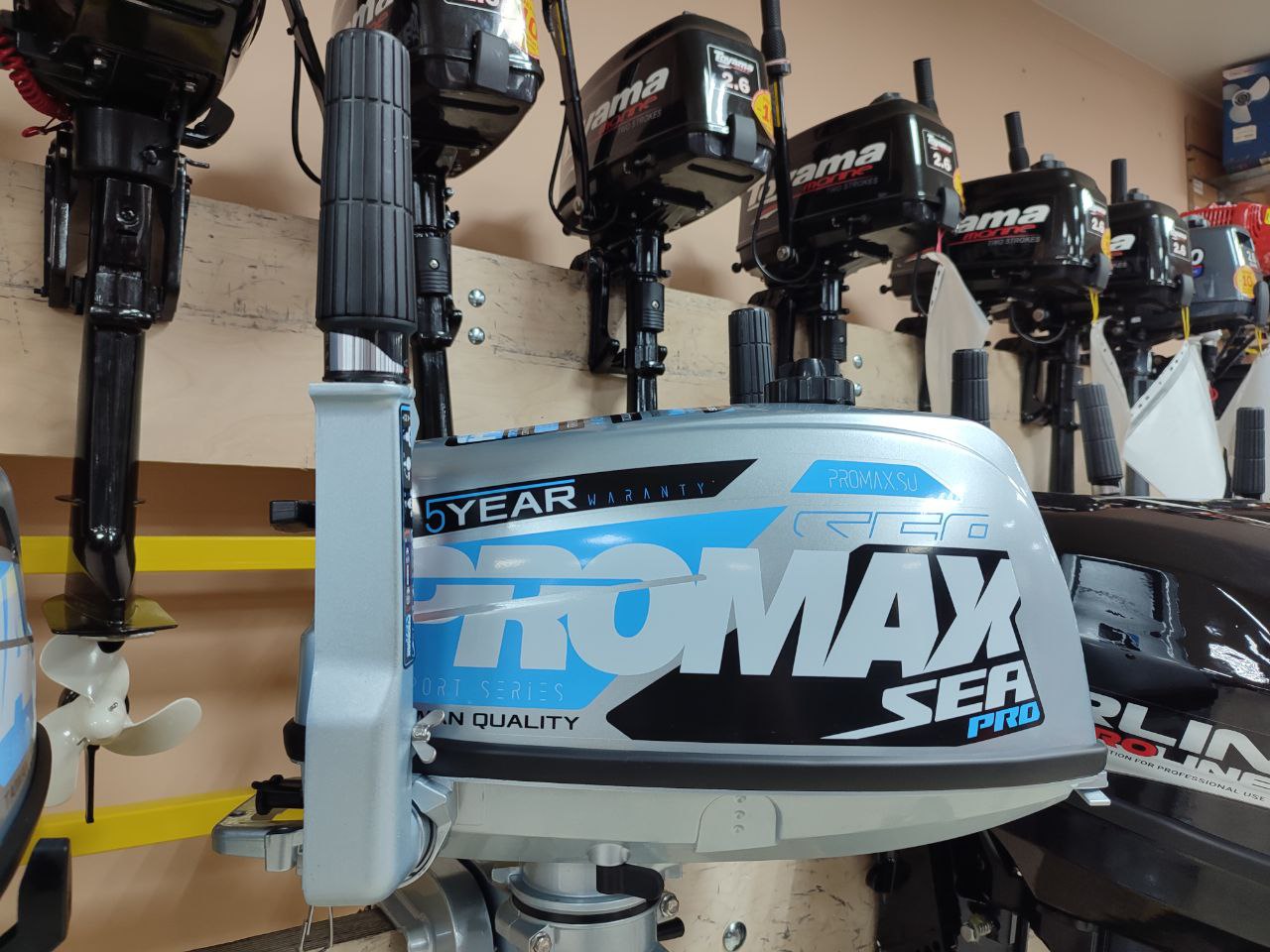 Лодочный мотор PROMAX SP5FHS (внешний бак 12 л) в Находке