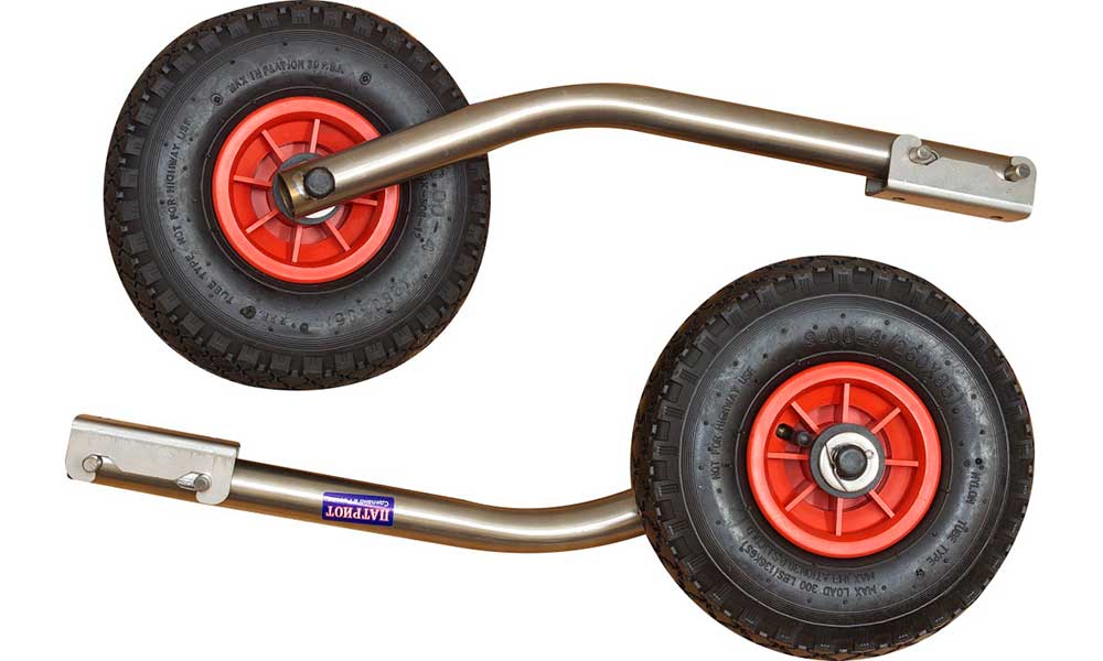 Транцевые колеса модульные удлиненные из нержавеющей стали в Находке