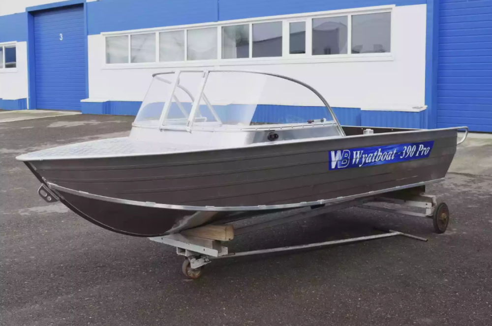 Алюминиевая лодка Wyatboat-390 Pro в Находке