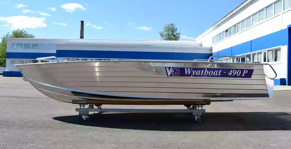 Алюминиевая лодка Wyatboat-490 P в Находке