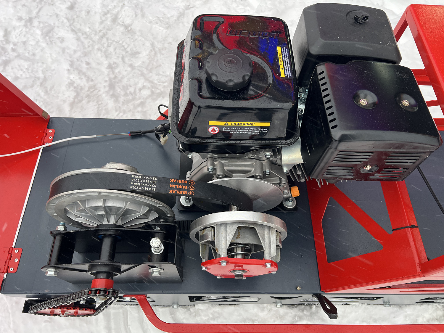 Мотобуксировщик EX-MOTO SNOWDOG S500 15л.с в Находке