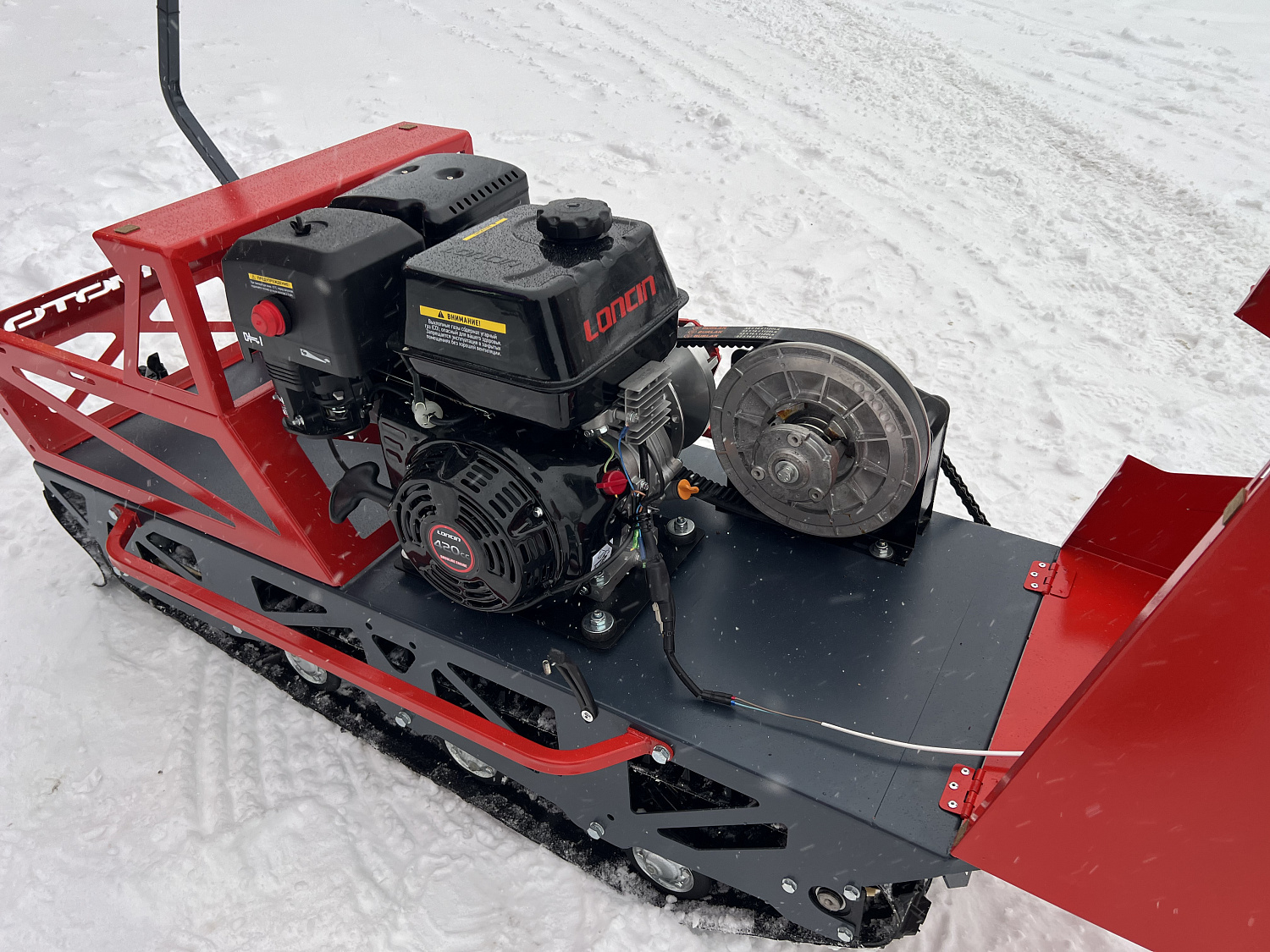 Мотобуксировщик EX-MOTO SNOWDOG S500 15л.с в Находке