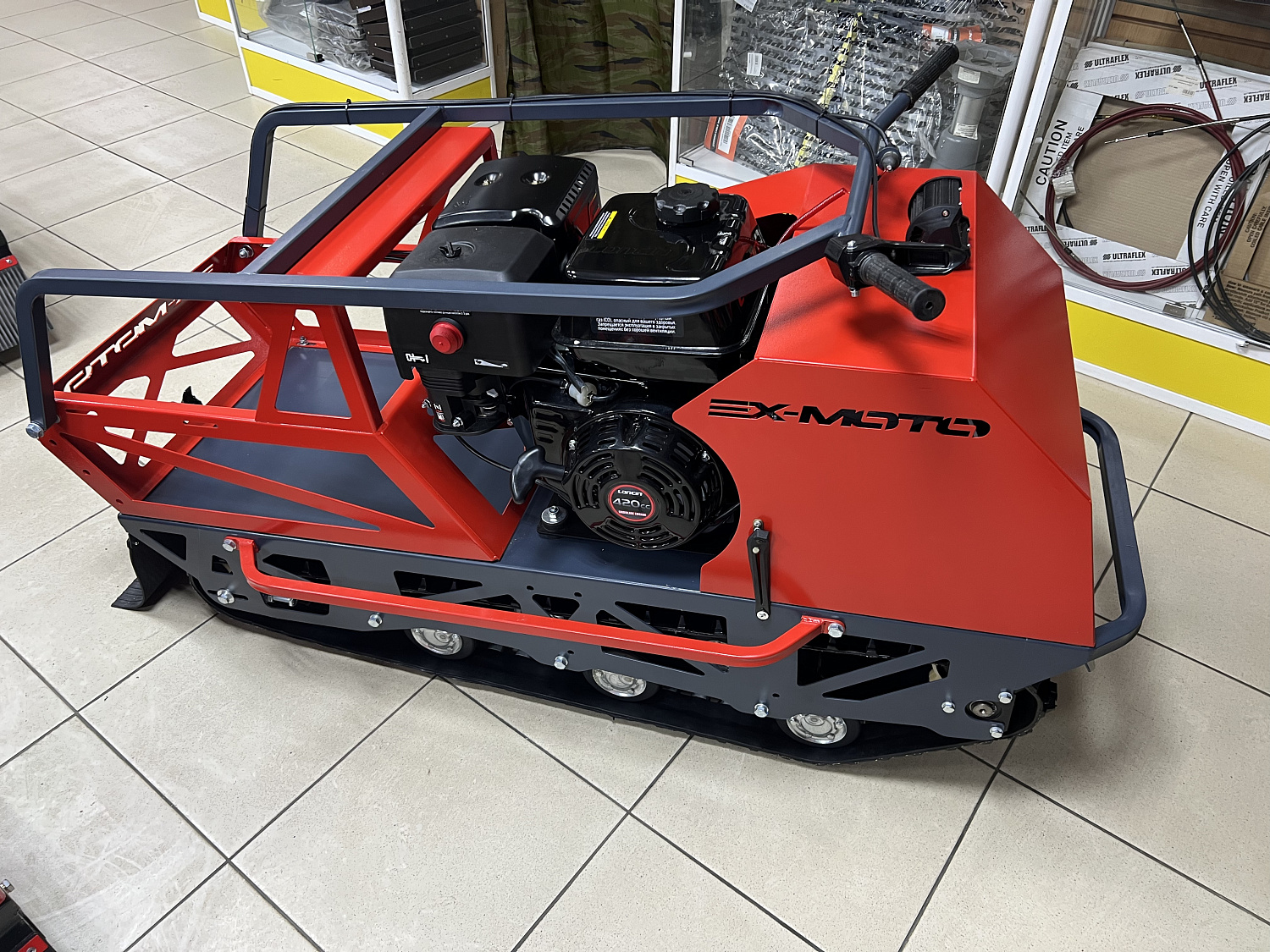 Мотобуксировщик EX-MOTO SNOWDOG S500 15л.с в Находке