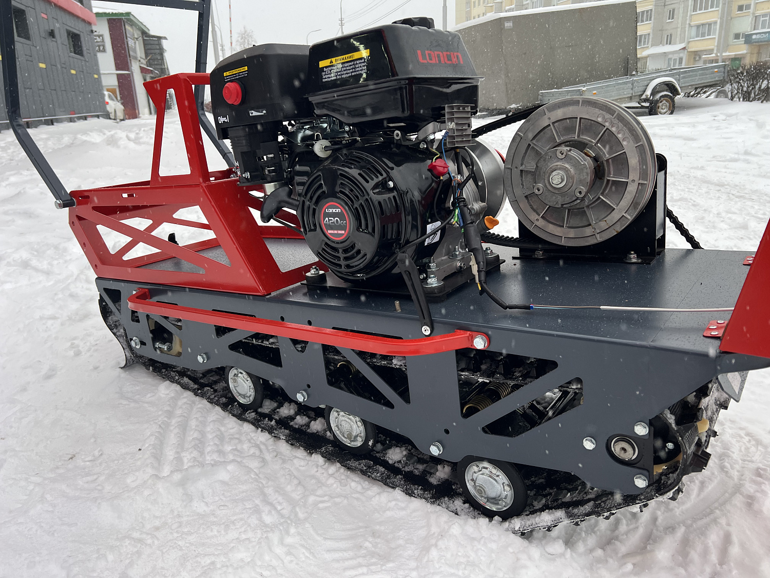 Мотобуксировщик EX-MOTO SNOWDOG S500 15л.с в Находке