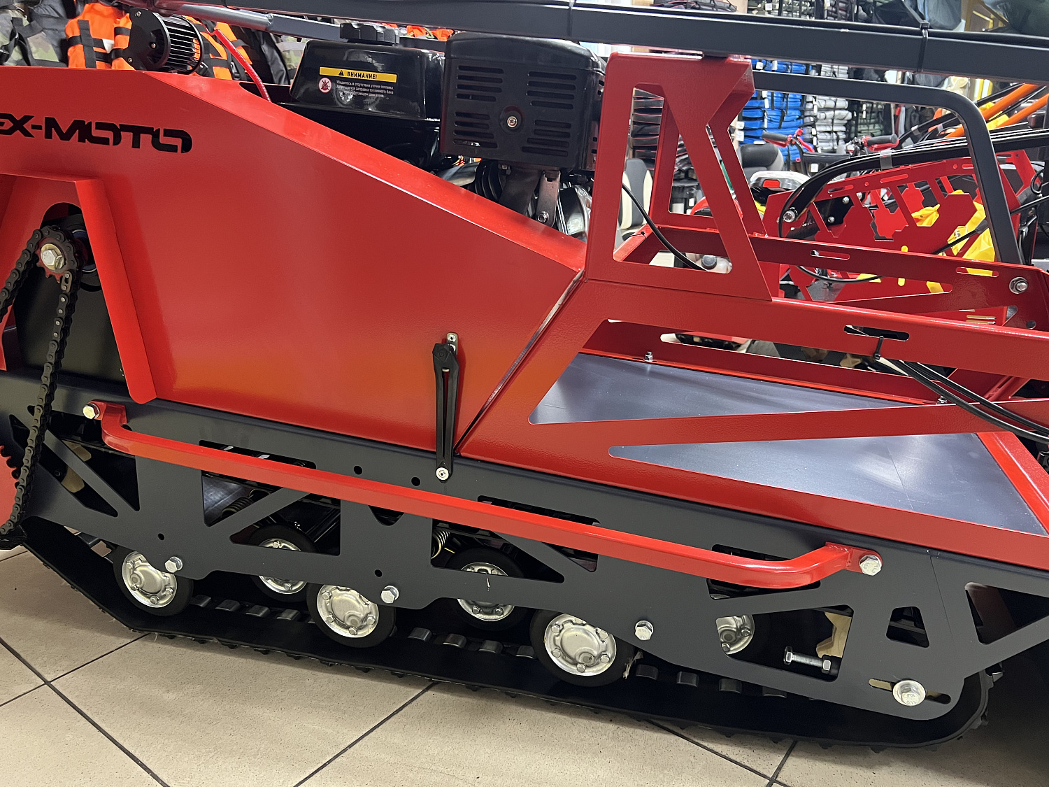 Мотобуксировщик EX-MOTO SNOWDOG S500 15л.с в Находке