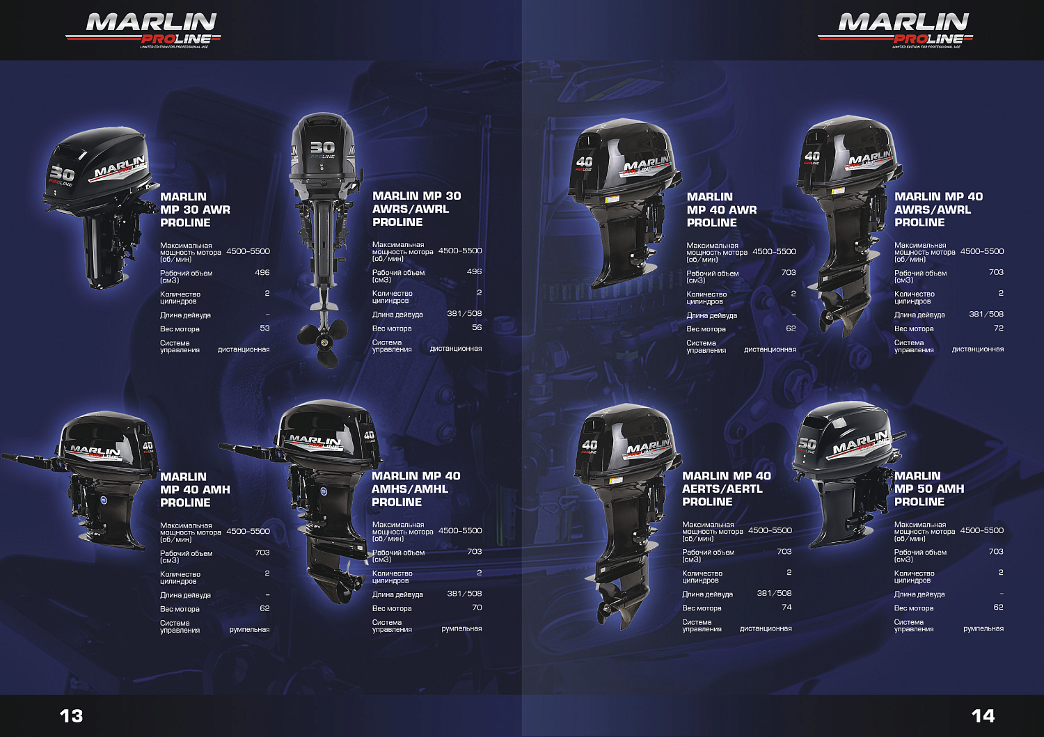 Лодочный мотор MARLIN PROLINE MP 9.9(15) AMHL в Находке