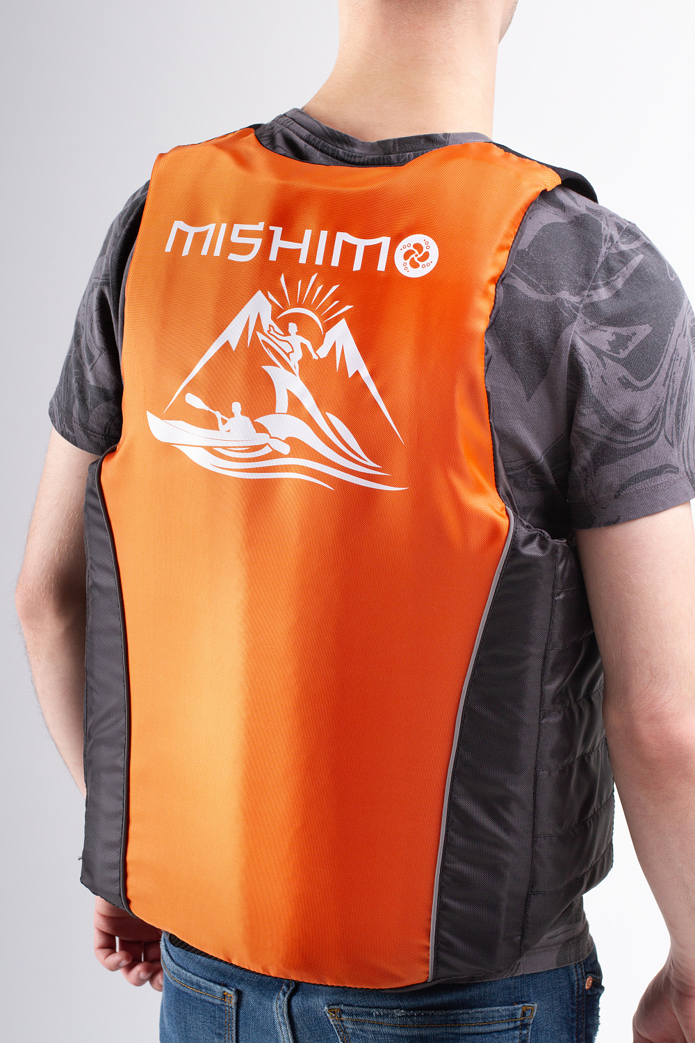 Жилет спасательный MISHIMO PRO Премиум качества Черно-оранжевый в Находке