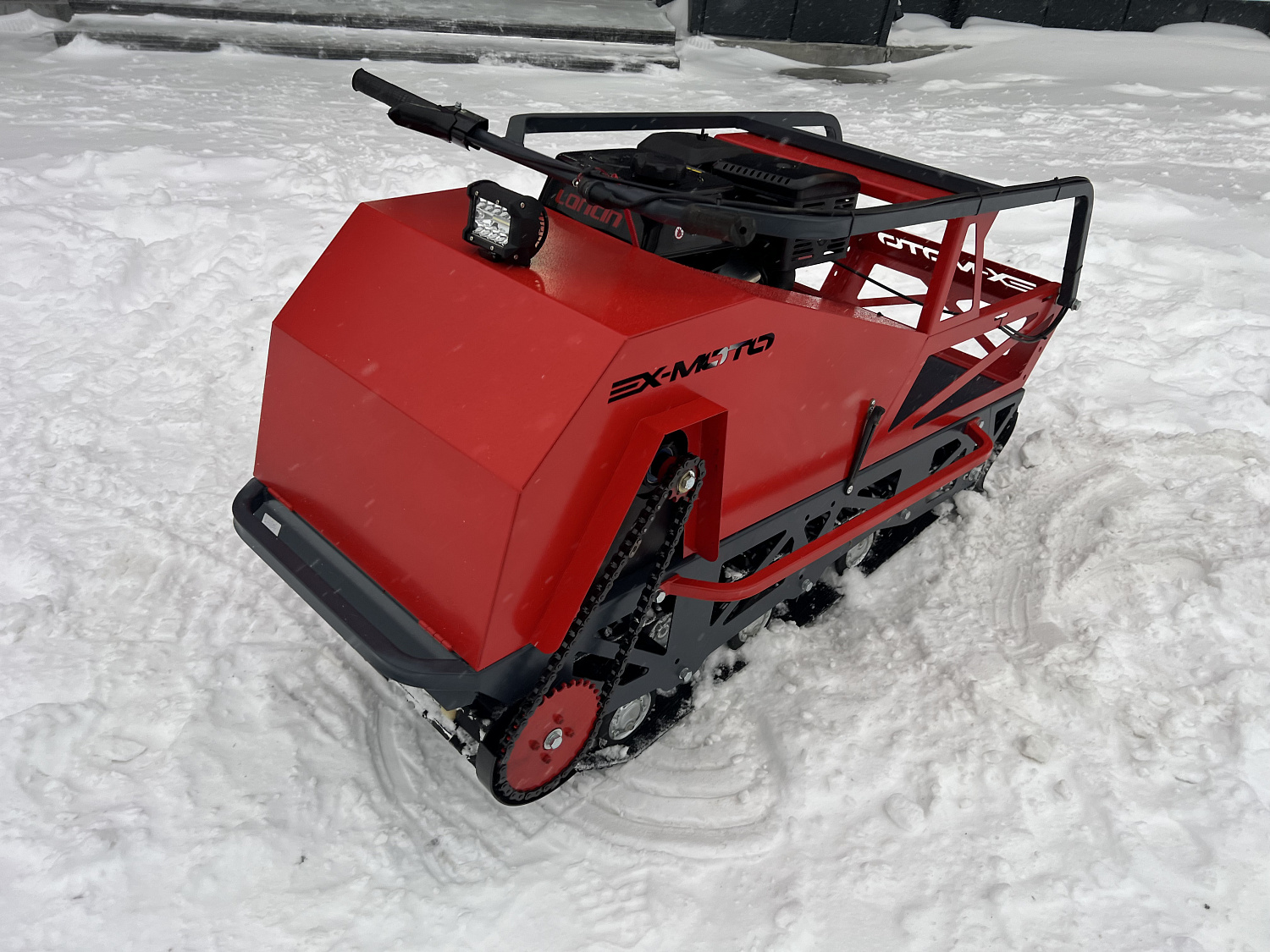 Мотобуксировщик EX-MOTO SNOWDOG S500 15л.с в Находке