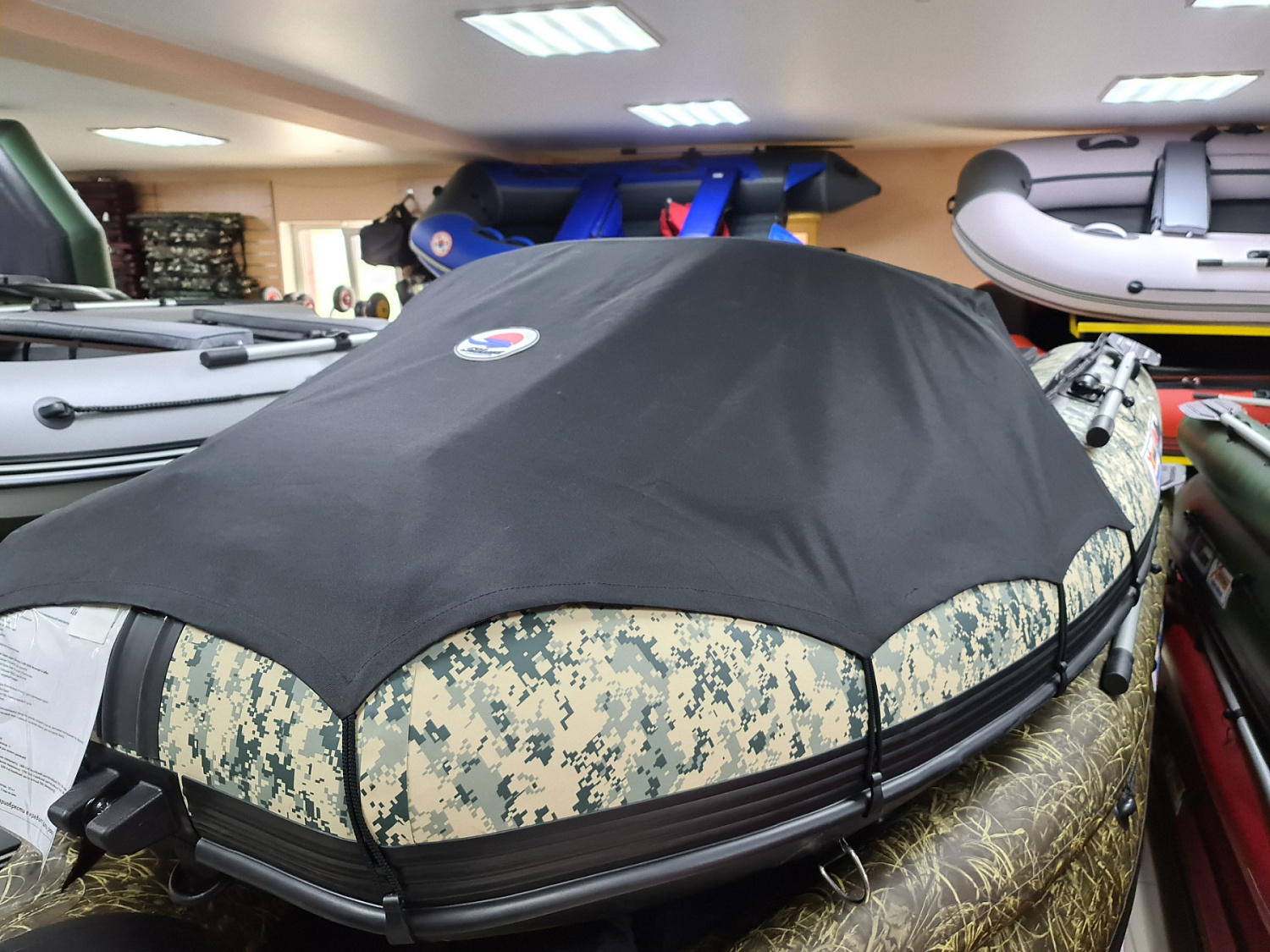 КОМПЛЕКТ НОСОВОГО ТЕНТА К ЛОДКЕ SMARINE SDP MAX 360 ЧЕРНЫЙ в Находке